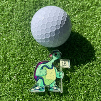 Acrylic Slow Play Turtle Ball Marker