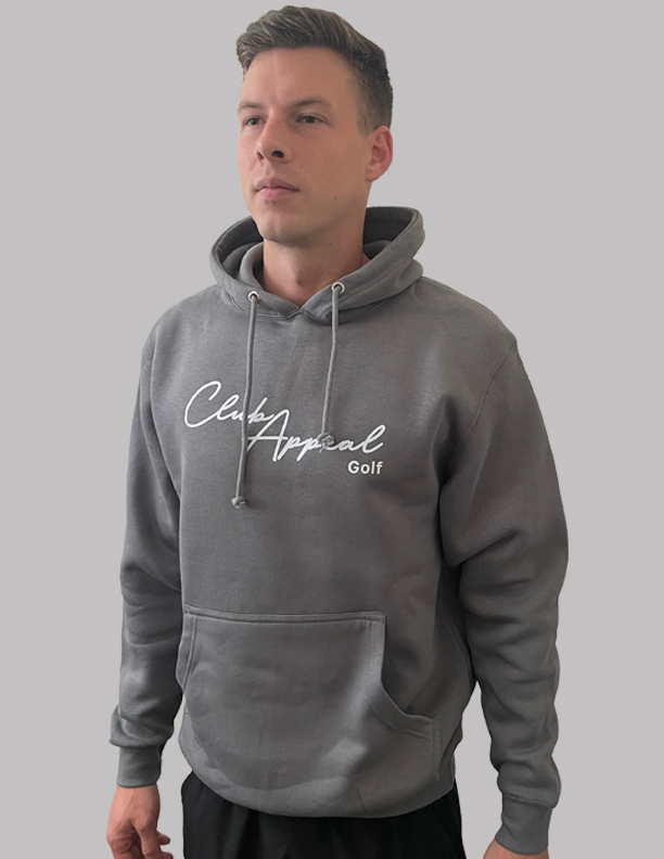 Signature Logo Hoodie in Storm Grey – clubappeal.com