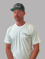 Signature Club Appeal Golf Logo Tee in Seafoam/Black