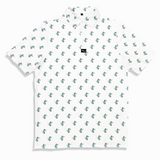 Alligator Print Golf Polo