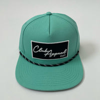 Signature Box Logo Flat Brim SnapBack Rope hat