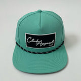 Signature Box Logo Flat Brim SnapBack Rope hat